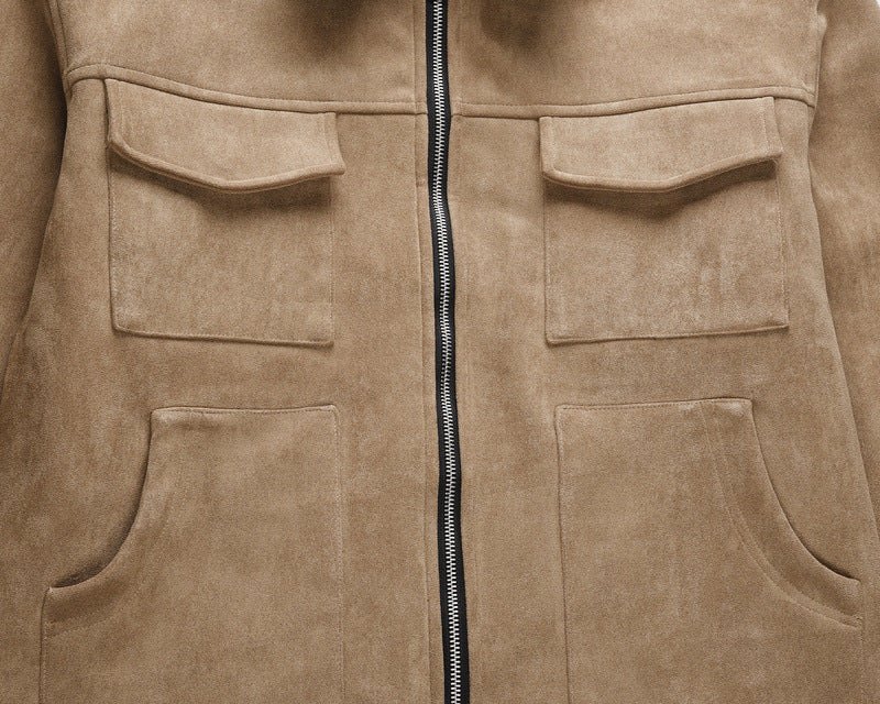 CREED SUEDE CARGO JACKE