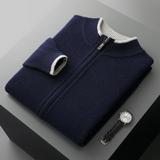 Harvard Merino Wool Zip Sweater