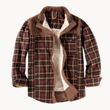 Levi Fleece-Lined Plaid Shirt