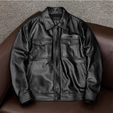 Hanks Real Leather Jacket