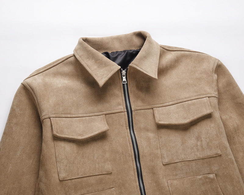 CREED SUEDE CARGO JACKE