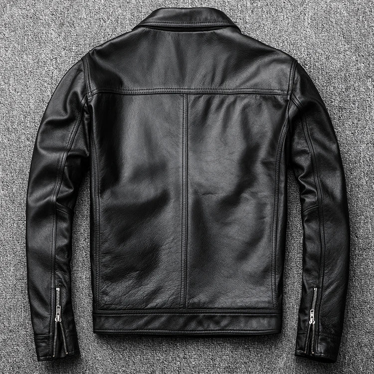 Hanks Real Leather Jacket